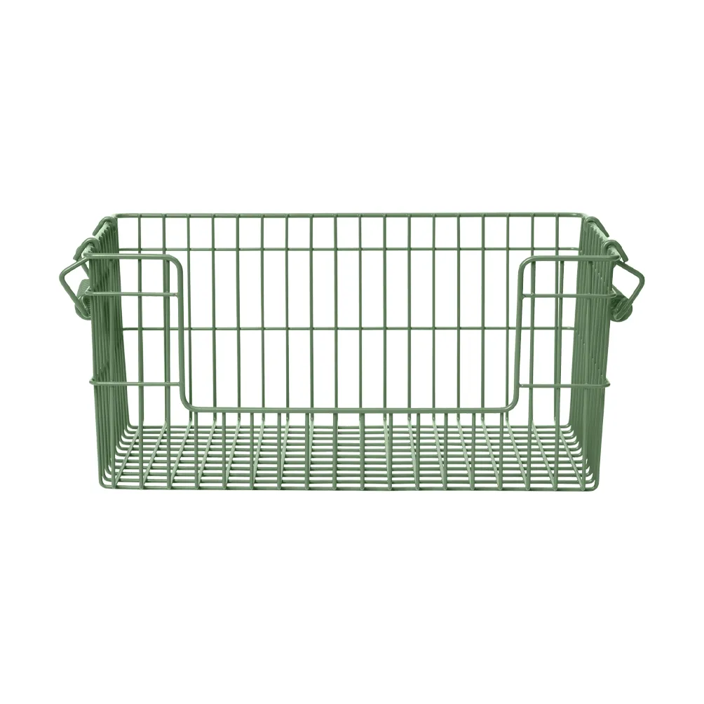 Kosz Cala sztaplowalny 2-pak, Verdant green, 28,7x18x13 cm Ferm Living