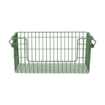 Kosz Cala sztaplowalny 2-pak - Verdant green, 28,7x18x13 cm - Ferm Living