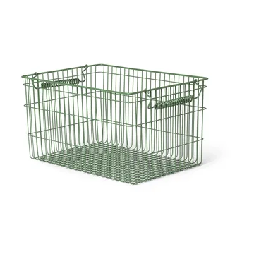 Kosz Cala sztaplowalny 2-pak - Verdant green, 36,2x26,2x20,2cm - Ferm Living