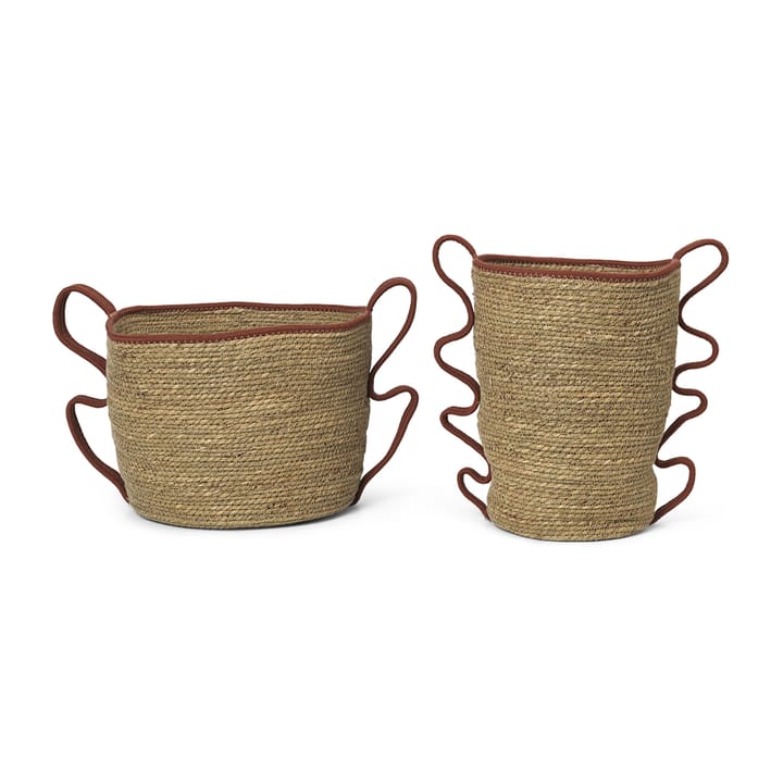 Kosz do przechowywania Verso 2 szt. - Brick - Ferm Living
