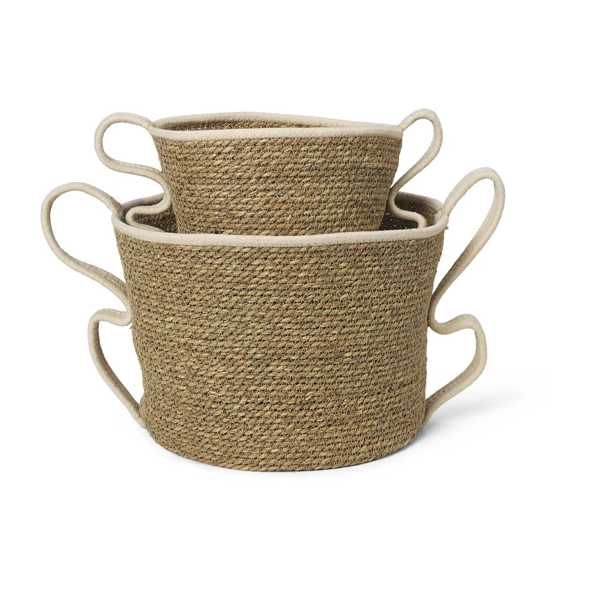 Kosz do przechowywania Verso 2 szt., Złamana biel Ferm Living