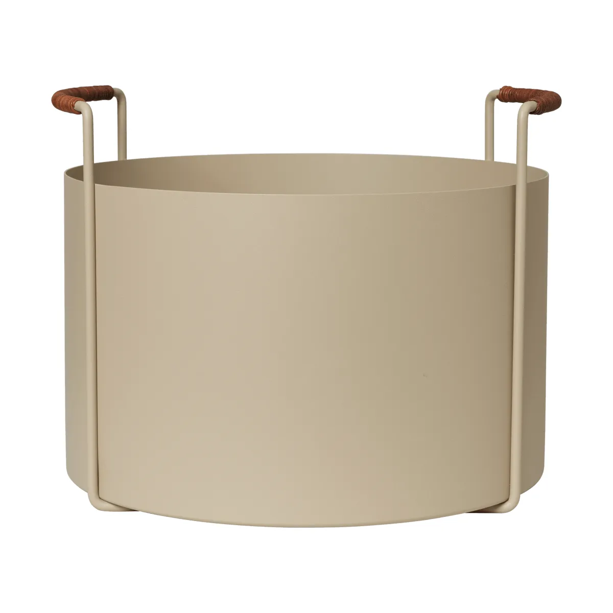 Kosz na drewno opałowe Port, 42x40x32,4 cm, Cashmere Ferm Living