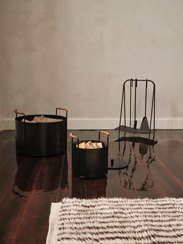 Kosz na drewno opałowe Port - Black - Ferm Living