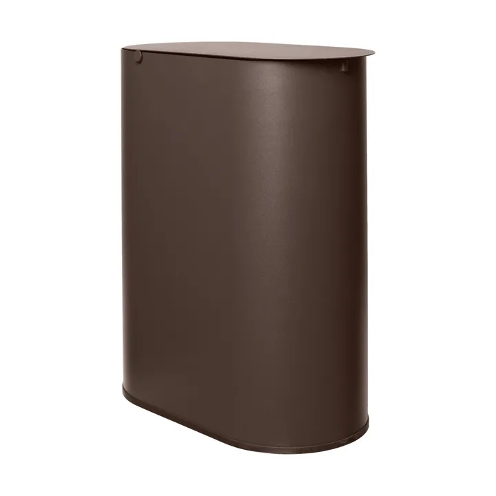 Kosz na odpady Enkel medium - Dark chocolate - Ferm Living
