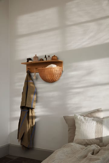 Kosz ścienny Braided 2-pak - Naturalny - Ferm Living