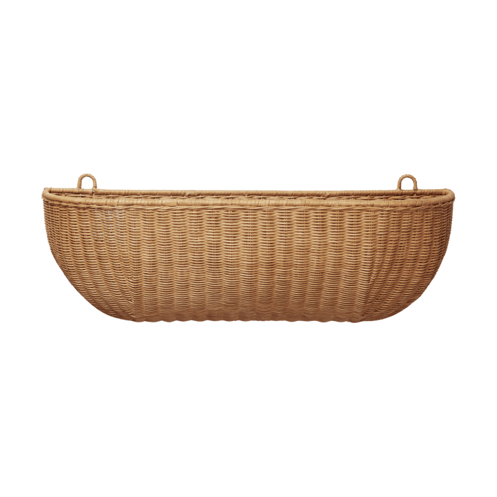 Kosz ścienny Braided wall pocket 25x75 cm - Natural - Ferm Living