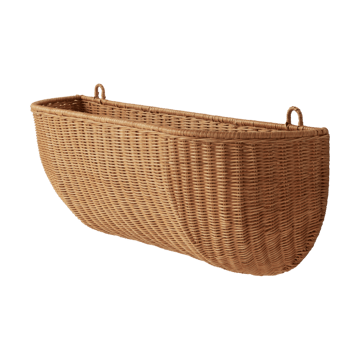 Kosz ścienny Braided wall pocket 25x75 cm - Natural - Ferm Living
