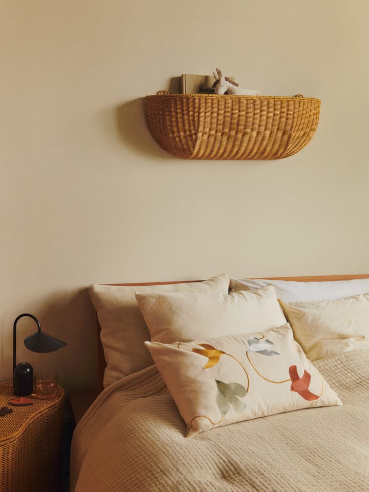 Kosz ścienny Braided wall pocket 25x75 cm, Natural Ferm Living