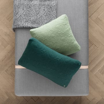 Kozetka Turn - tkanina fiord by kvadrat dark grey, czarny stojak - ferm LIVING