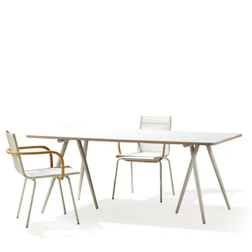 Kozetka Turn - tkanina fiord by kvadrat dark grey, czarny stojak - Ferm Living