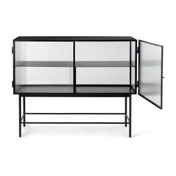 Kredens Haze - Czarny-szkło falowane - Ferm Living