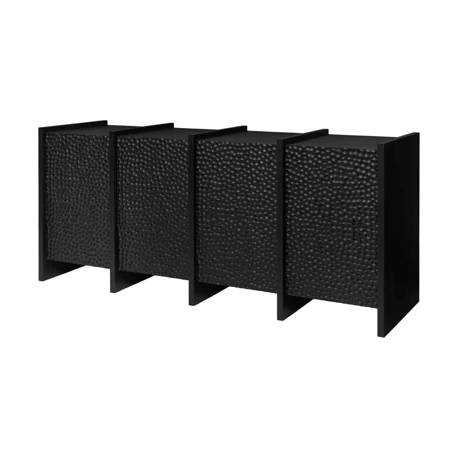 Kredens Scarni, Ciemno bejcowany jesion, 163×50×74 cm Ferm Living