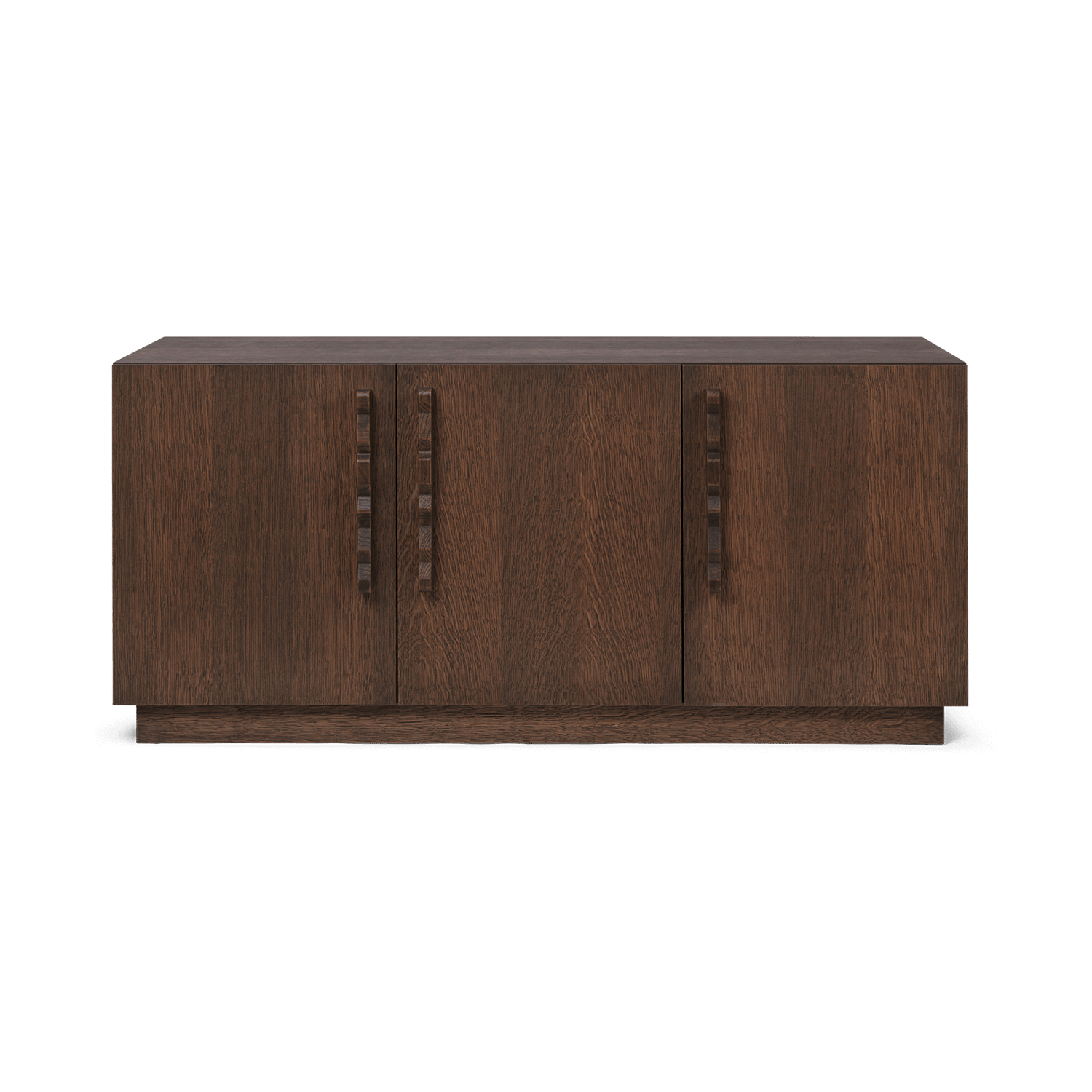 Ferm Living Kredens Unda 146x68x50 cm Ciemno zabarwiony dąb