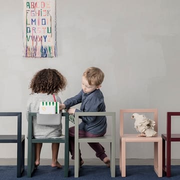 Krzesło dziecięce Little Architecht - dark blue, okleina jesionowa - ferm LIVING