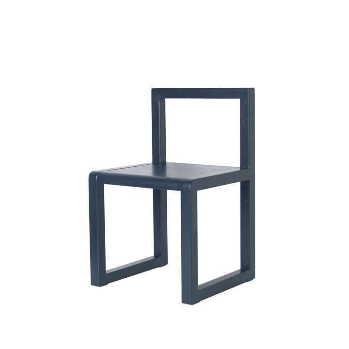 Krzesło dziecięce Little Architecht - dark blue, okleina jesionowa - Ferm LIVING