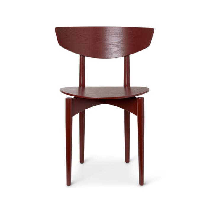 Krzesło Herman - red brown, nogi z czerwono-brązowego drewna jesionowego - Ferm LIVING