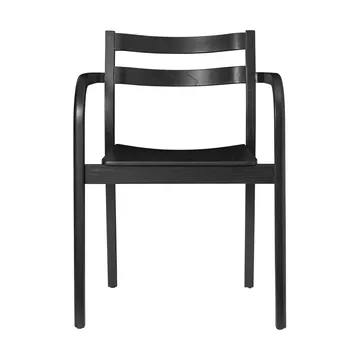 Krzesło z podłokietnikami Boda - Black - Ferm Living