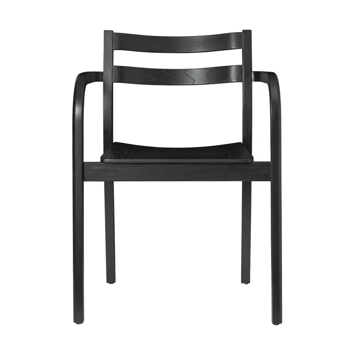 Krzesło z podłokietnikami Boda - Black - Ferm Living