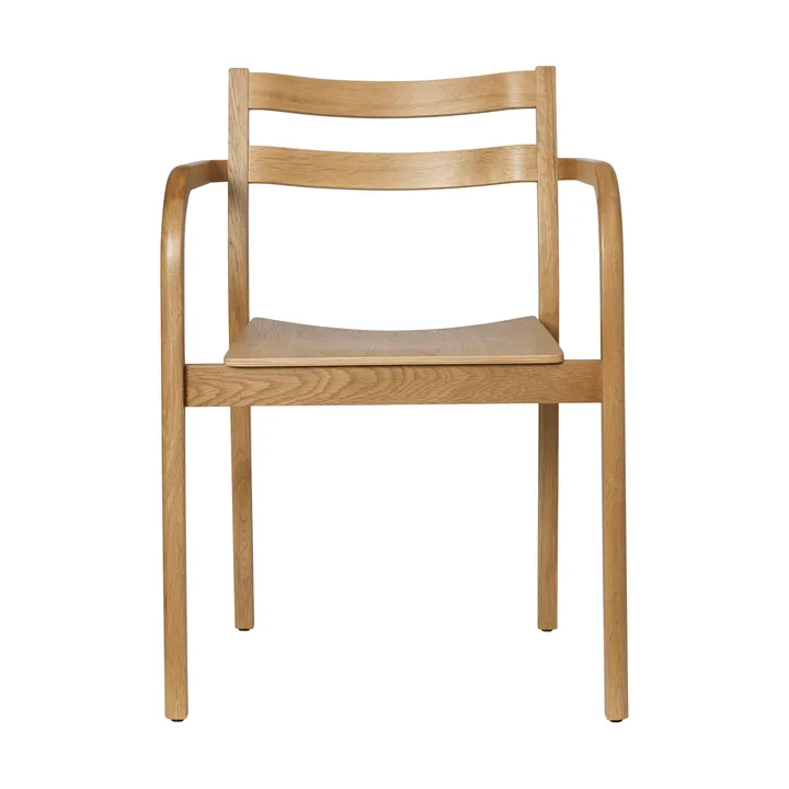 Krzesło z podłokietnikami Boda - Natural oak - Ferm Living