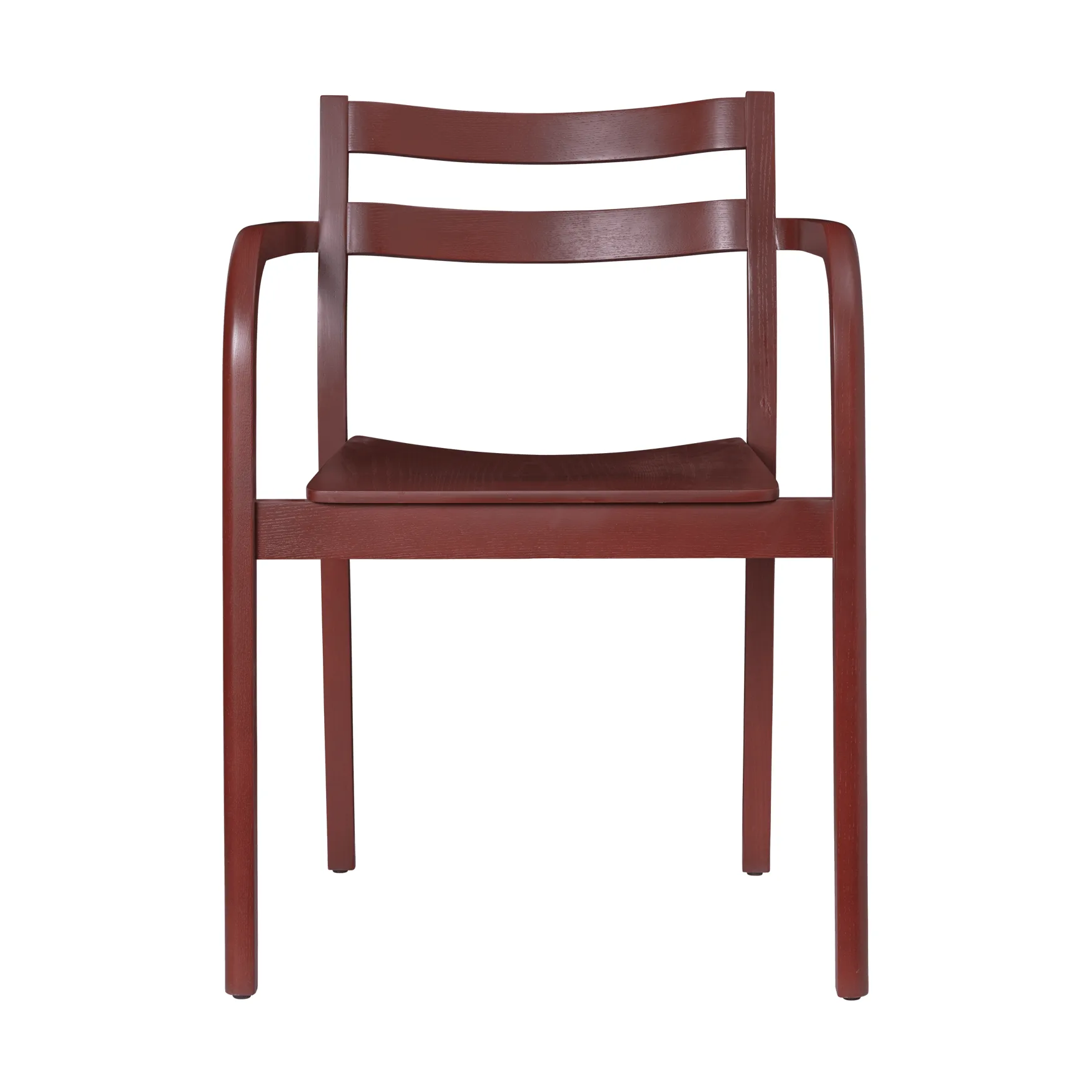 Krzesło z podłokietnikami Boda, Red brown Ferm Living