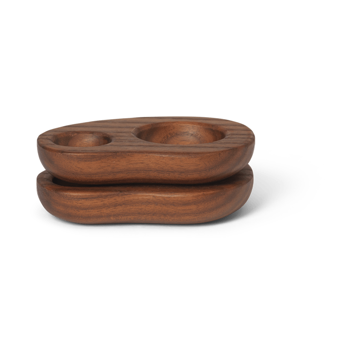 Kubeczek na jajko Cairn 2-pak, Dark brown Ferm Living