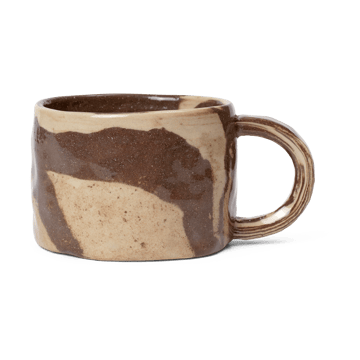 Kubek Ryu, niski 20 cl - Sand-brown - Ferm Living