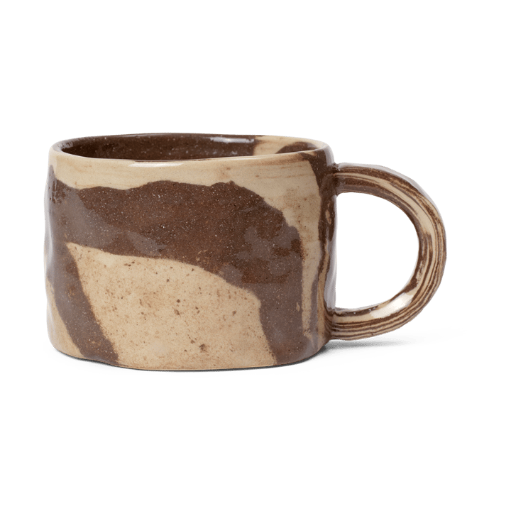 Kubek Ryu, niski 20 cl, Sand-brown Ferm Living