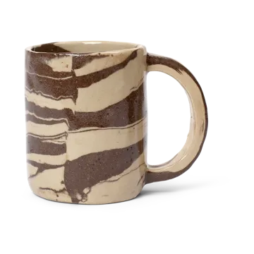 Kubek Ryu, wysoki 30 cl - Sand-brown - Ferm Living