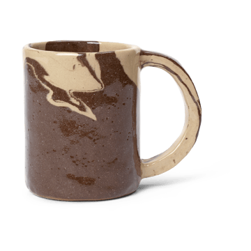 Kubek Ryu, wysoki 30 cl - Sand-brown - Ferm Living