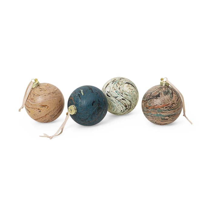 Kula dekoracyjna Marble mixed 4 szt., Large Ferm Living