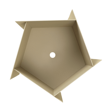 Kwietnik Fragma 28x27,5 cm - Cashmere - Ferm Living