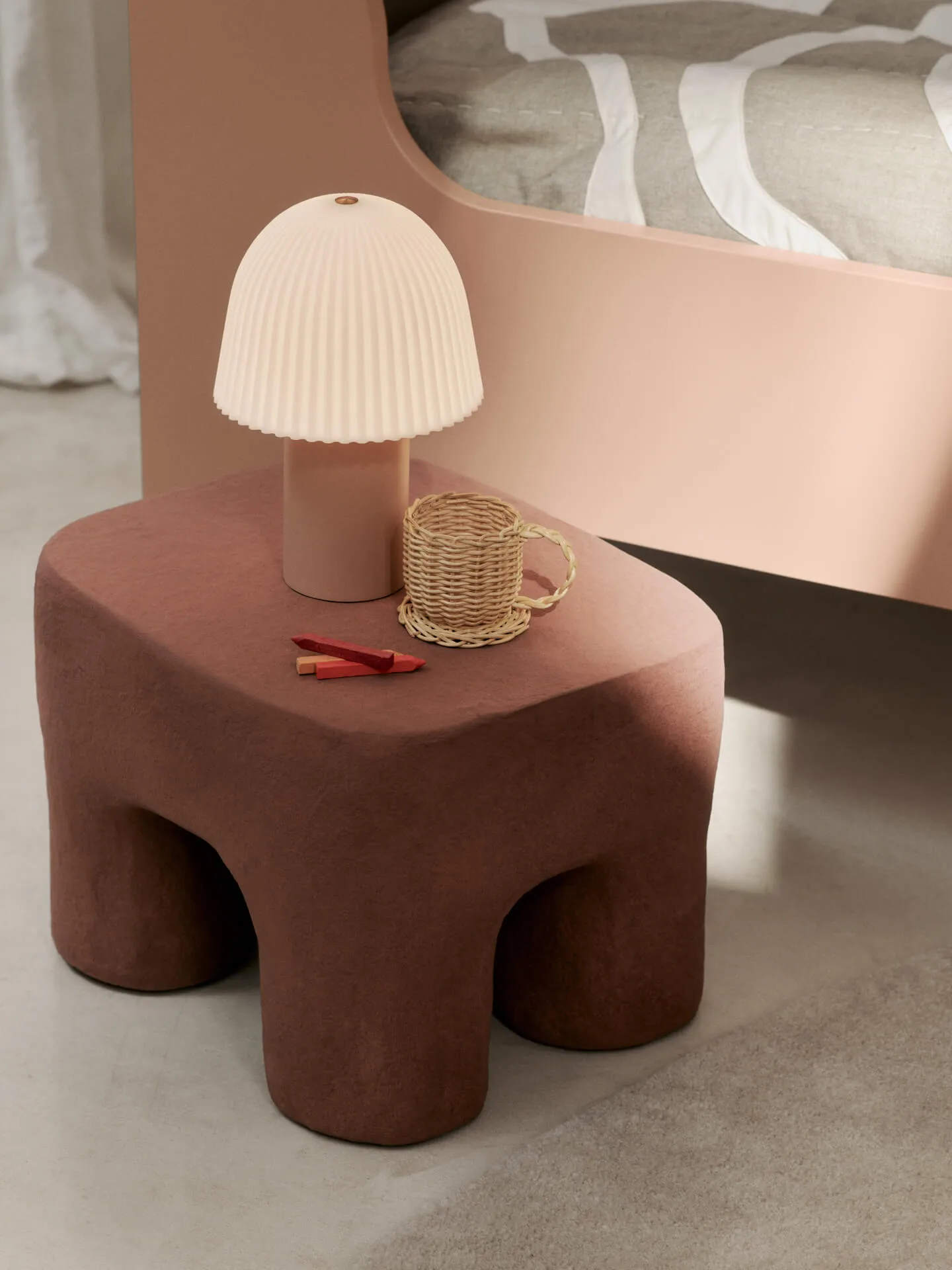 Lampa przenośna Frill, Rose-white Ferm Living