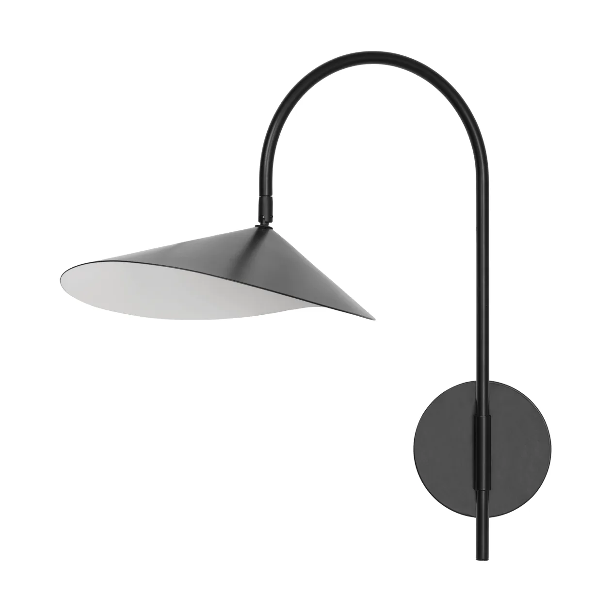 Lampa ścienna Arum Swivel do stałej instalacji, Black Ferm Living