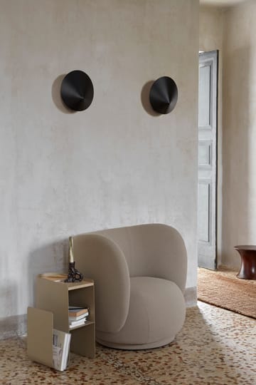 Lampa ścienna Arum wall scone - Czarny - Ferm Living