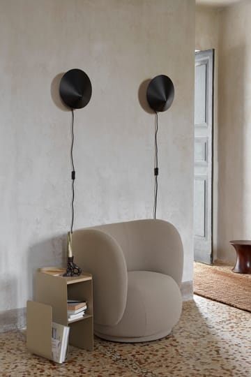 Lampa ścienna Arum wall scone - Czarny - Ferm Living