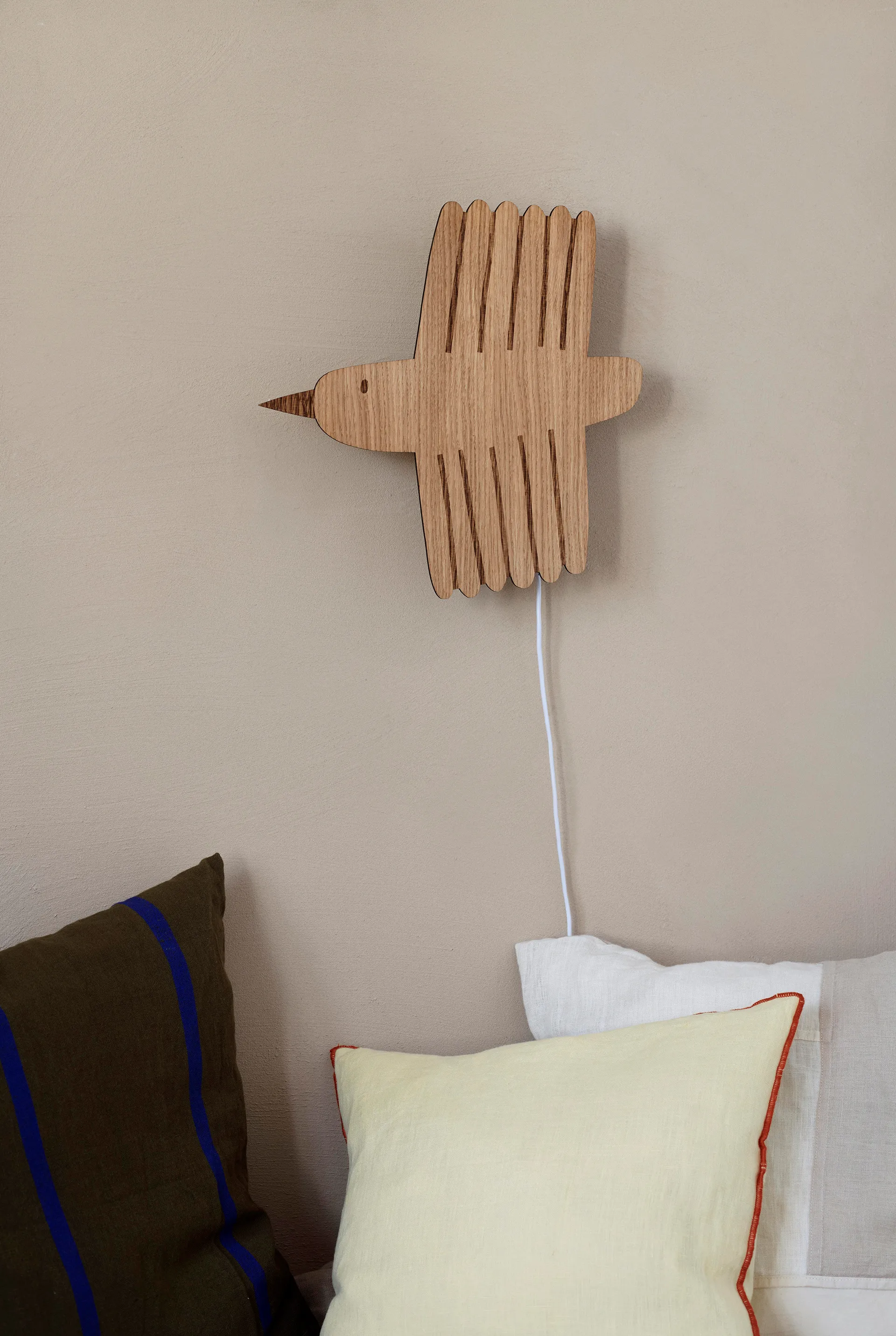 Lampa ścienna Bird, Dąb olejowany Ferm Living