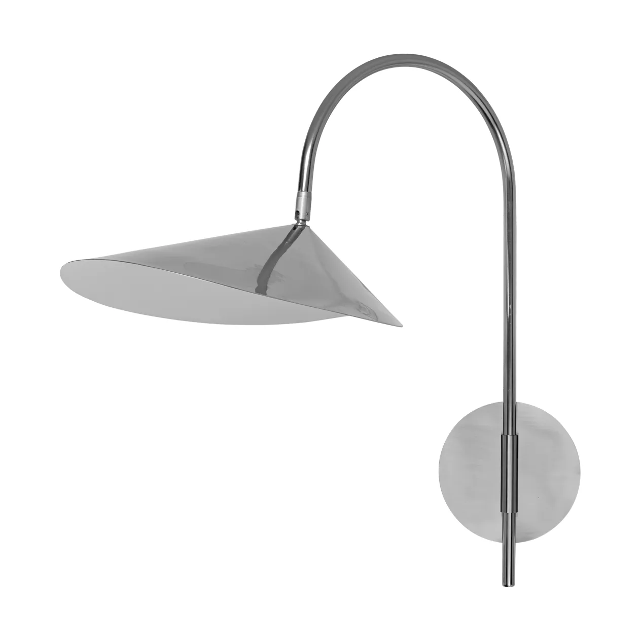 Lampa ścienna z bezpośrednim podłączeniem Arum swivel, Stainless steel Ferm Living
