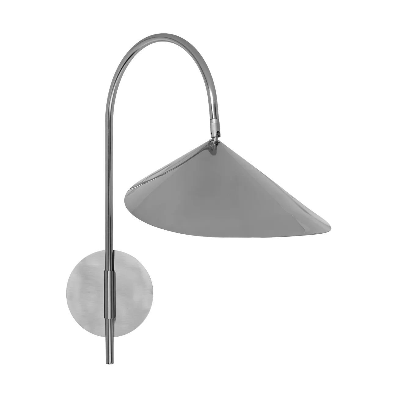 Lampa ścienna z bezpośrednim podłączeniem Arum swivel, Stainless steel Ferm Living