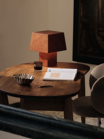 Lampa stołowa Burl 33 cm - Dark stained burl - Ferm Living