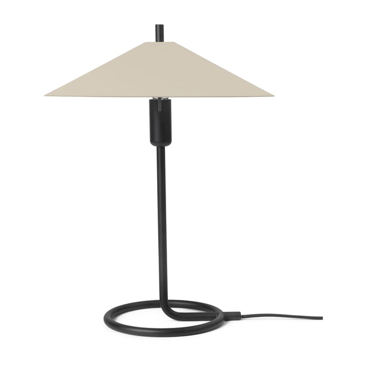 Lampa stołowa Filo kwadratowa - Czarny-cashmere - Ferm LIVING