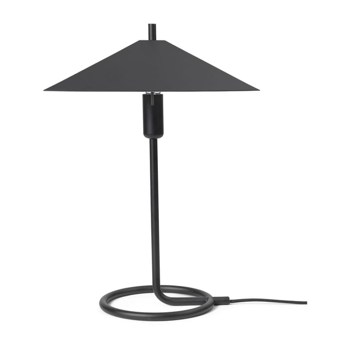 Lampa stołowa Filo kwadratowa - Czarny-czarny - Ferm Living
