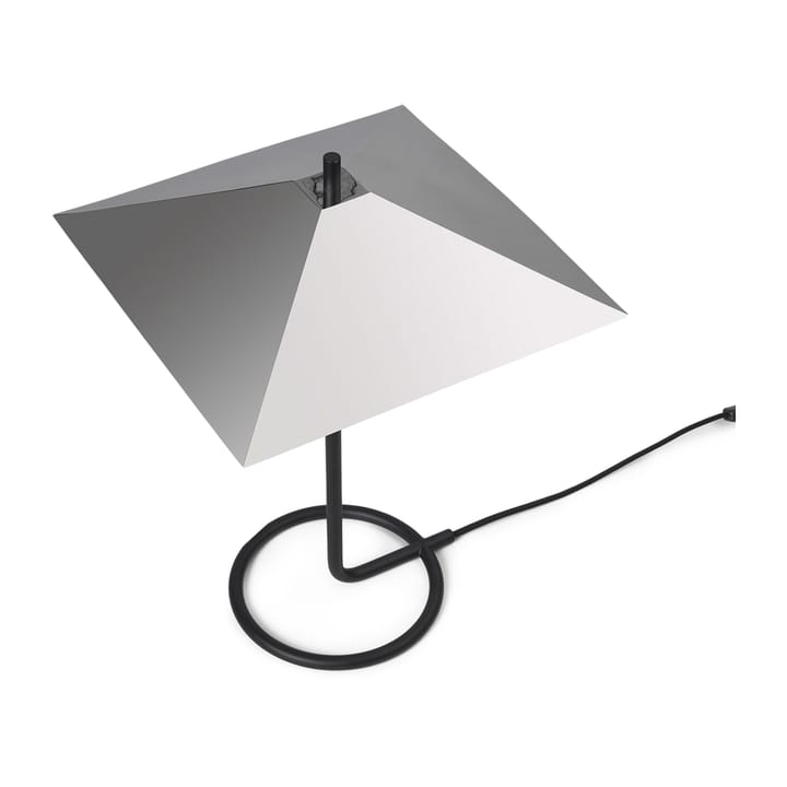 Lampa stołowa Filo kwadratowa - Czarny-lustrzany błyszczący - ferm LIVING