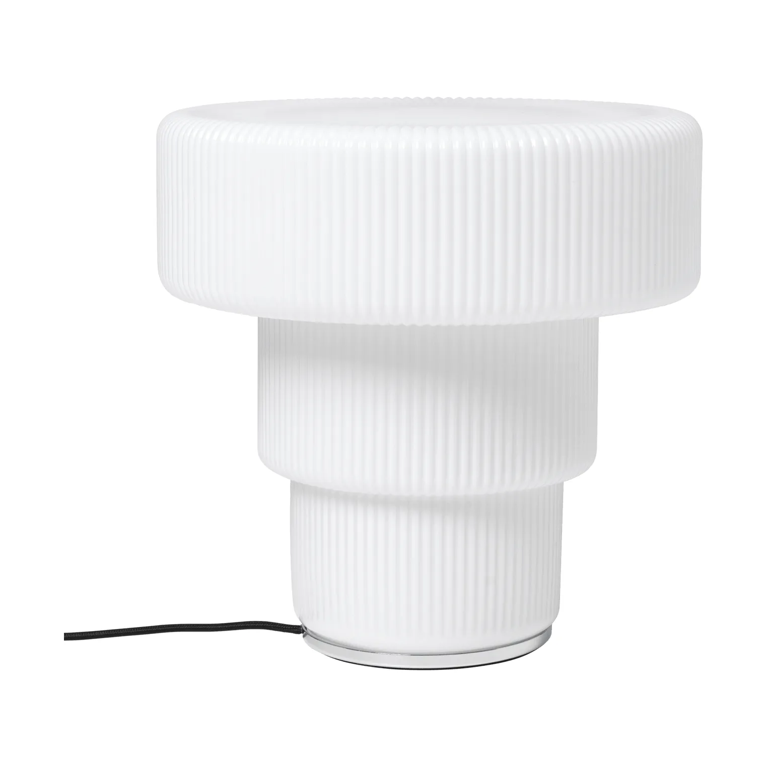 Lampa stołowa Ripple, White, Ø28x28 cm Ferm Living