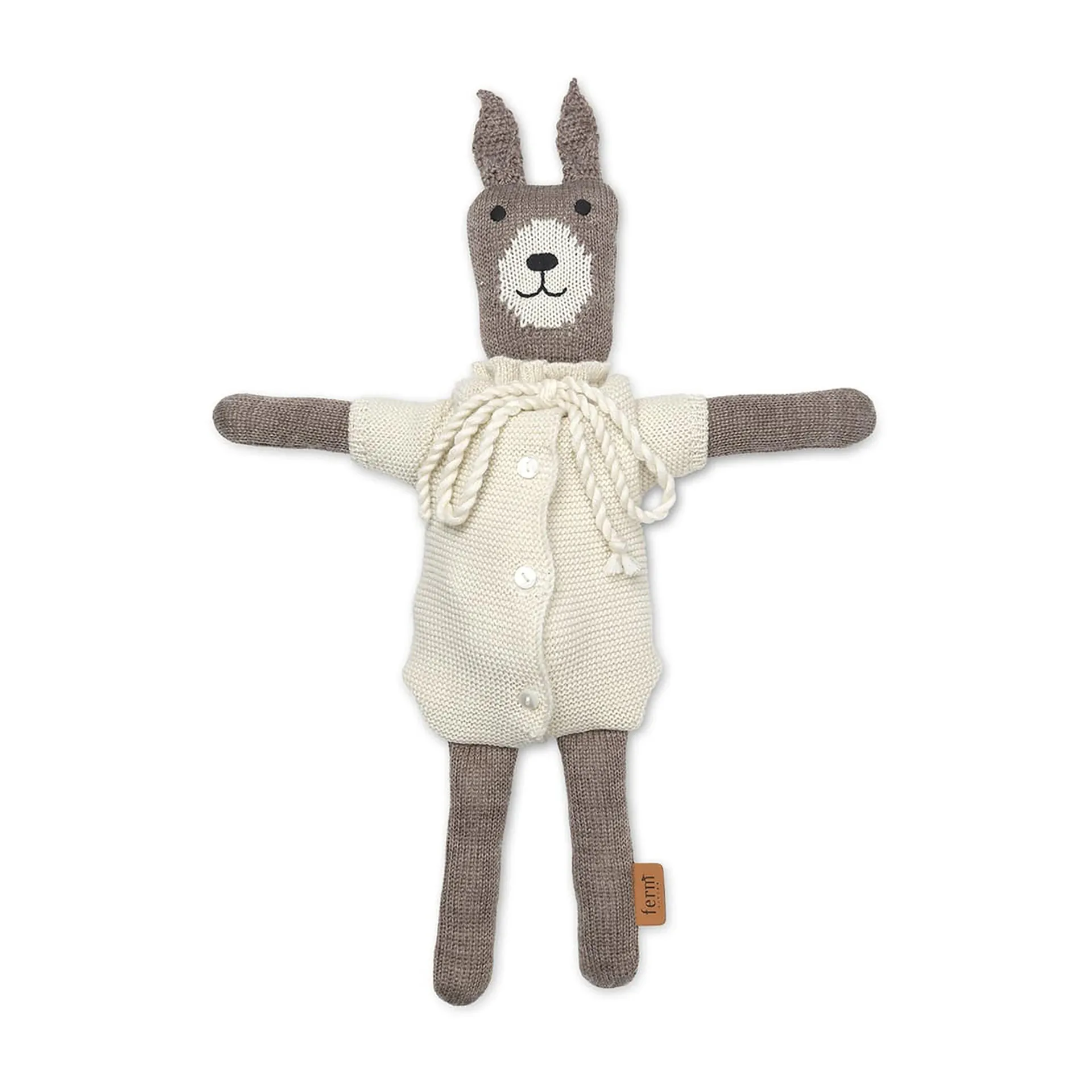 Lee merino rabbit family rodzina królików, 4 elementy Ferm Living