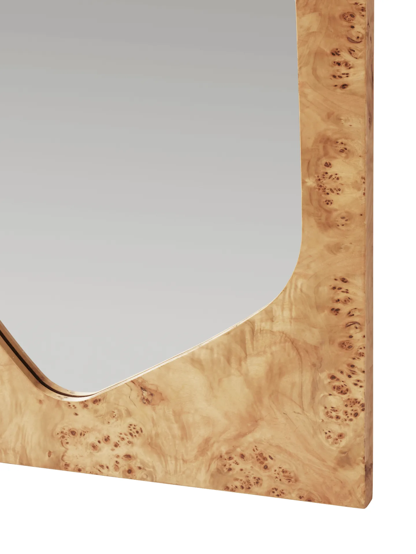 Lustro Folia, Natural burl, 135 cm Ferm Living