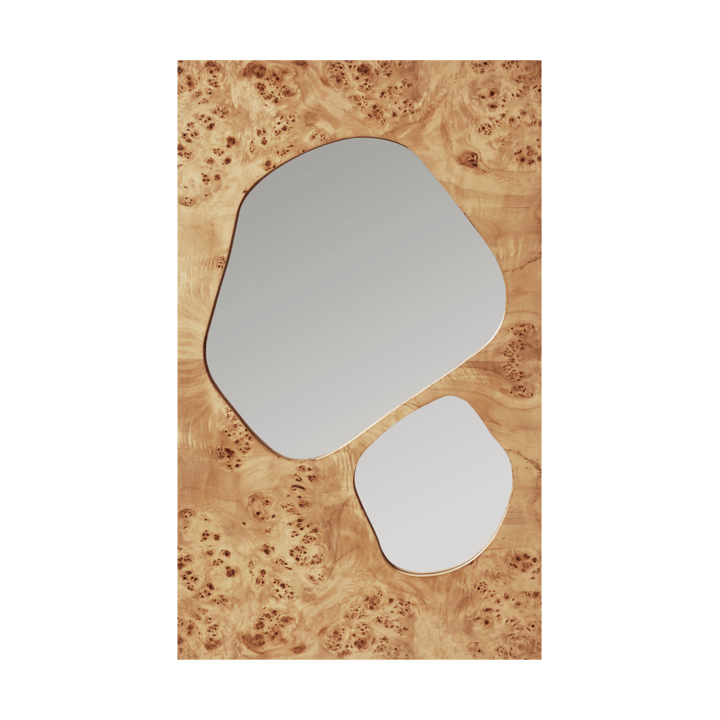 Lustro Folia - Natural burl, 82 cm - Ferm Living