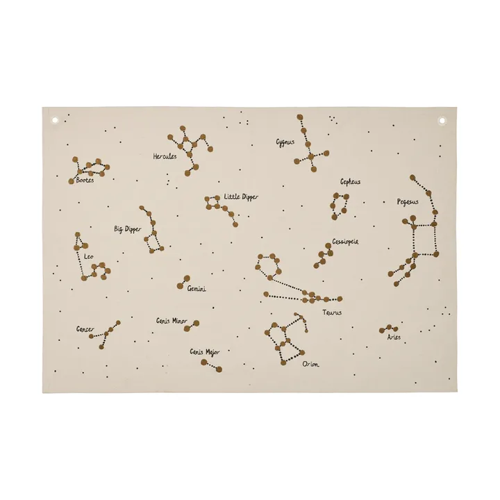 Mapa materiałowa Constellation - Undyed, 70x100 cm - Ferm Living