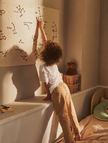 Mapa materiałowa Constellation - Undyed, 70x100 cm - Ferm Living