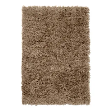 Meadow dywan z długim włosiem 140x200 cm - dark beige - Ferm Living