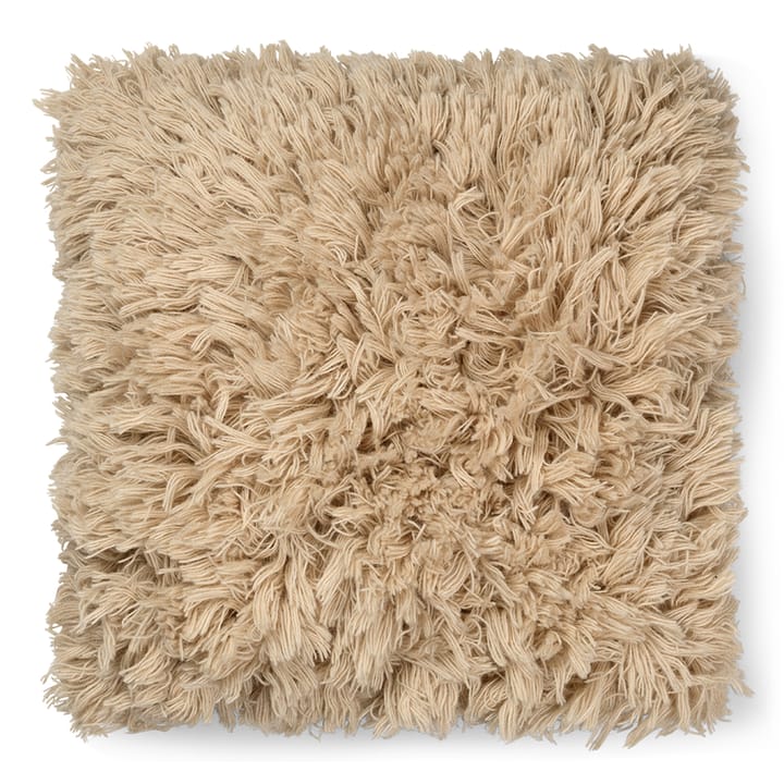 Meadow High Pile poduszka 50x50 cm - Light Sand - Ferm Living